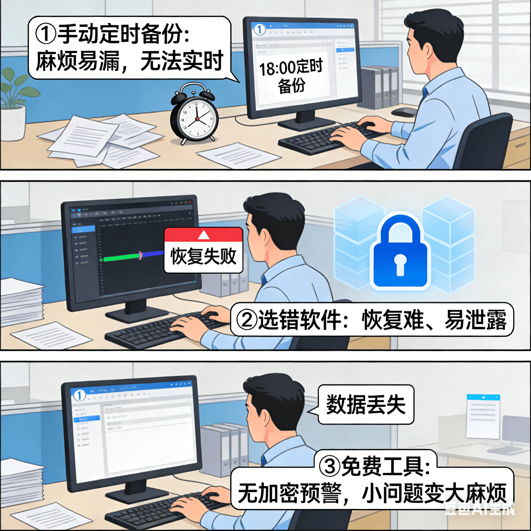 电脑实时备份软件怎么选?分享选择电脑实时备份软件的3个方面! (图2) 电脑实时备份软件怎么选?分享选择电脑实时备份软件的3个方面! (图2)