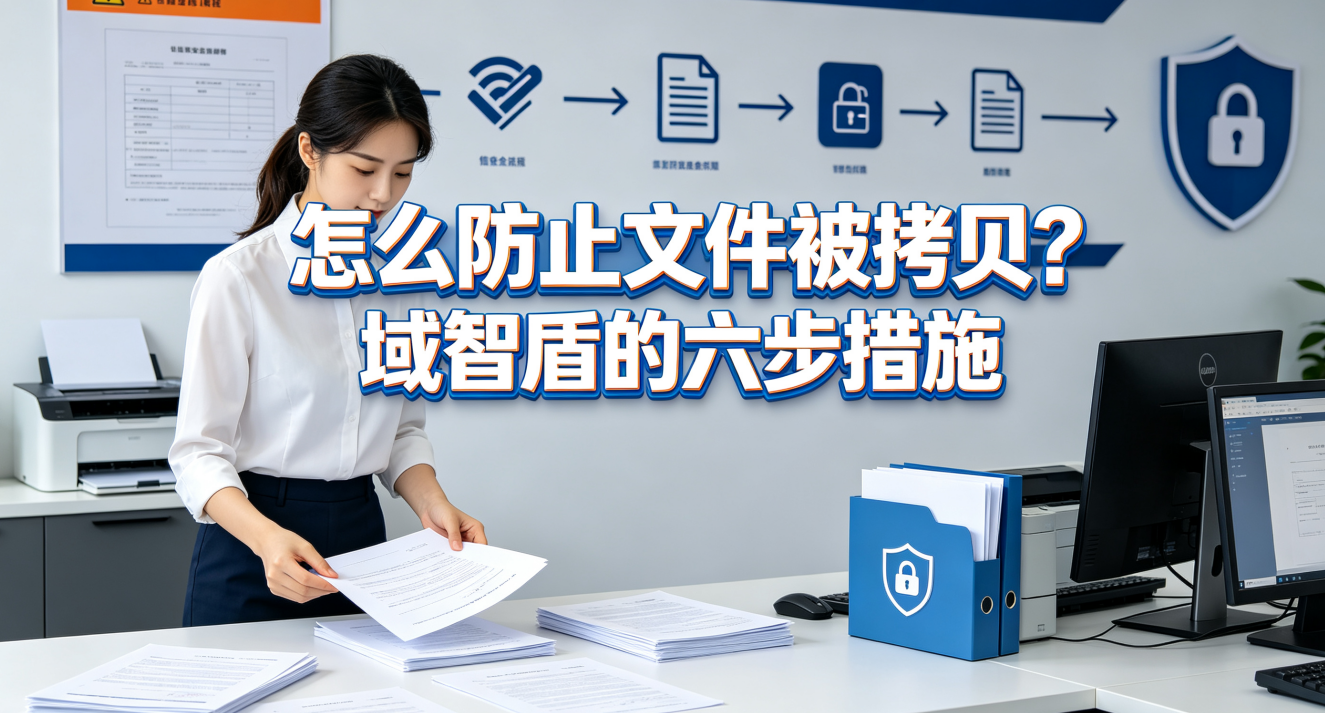 怎么防止文件被拷贝?域智盾软件六重防护,让数据“插翅难飞”(图1) 怎么防止文件被拷贝?域智盾软件六重防护,让数据“插翅难飞”(图1)