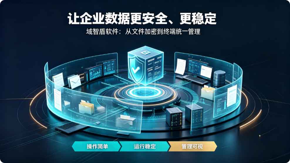企业加密软件哪个最好用?2026 年域智盾软件操作简单运行稳定!(图2) 企业加密软件哪个最好用?2026 年域智盾软件操作简单运行稳定!(图2)