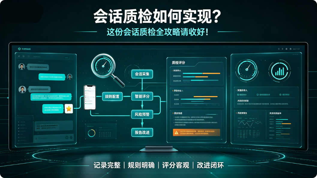 会话质检如何实现?这份会话质检全攻略请收好!(图3) 会话质检如何实现?这份会话质检全攻略请收好!(图3)