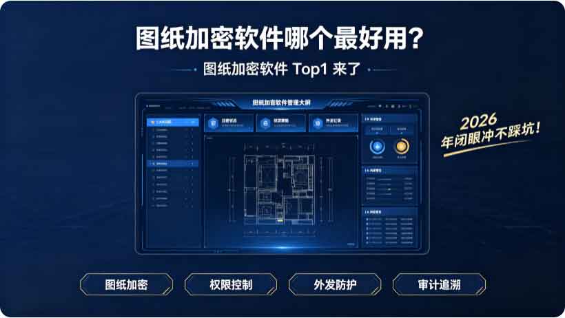 图纸加密软件哪个最好用?图纸加密软件Top1来了,2026 年闭眼冲不踩坑!(图3) 图纸加密软件哪个最好用?图纸加密软件Top1来了,2026 年闭眼冲不踩坑!(图3)