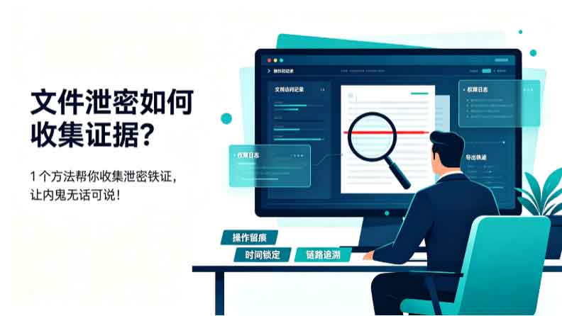 文件泄密如何收集证据?1 个方法帮你收集泄密铁证,让内鬼无话可说!(图2) 文件泄密如何收集证据?1 个方法帮你收集泄密铁证,让内鬼无话可说!(图2)
