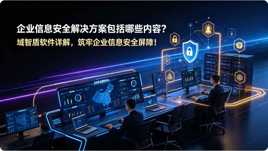 企业信息安全解决方案包括哪些内容?域智盾软件详解,筑牢企业信息安全屏障!(图3) 企业信息安全解决方案包括哪些内容?域智盾软件详解,筑牢企业信息安全屏障!(图3)