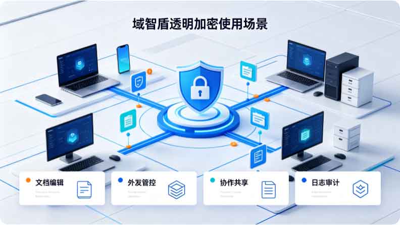 透明加密软件怎么用?域智盾软件带你了解透明加密!(图2) 透明加密软件怎么用?域智盾软件带你了解透明加密!(图2)