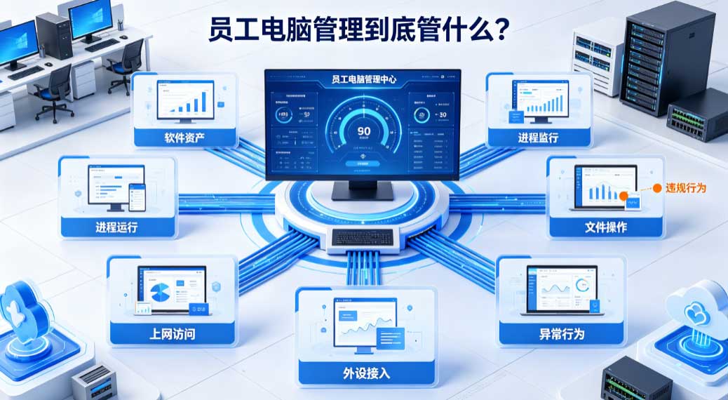 员工电脑管理到底管什么?看得见、管得住、查得到,一台电脑一个电子管理员!(图2) 员工电脑管理到底管什么?看得见、管得住、查得到,一台电脑一个电子管理员!(图2)