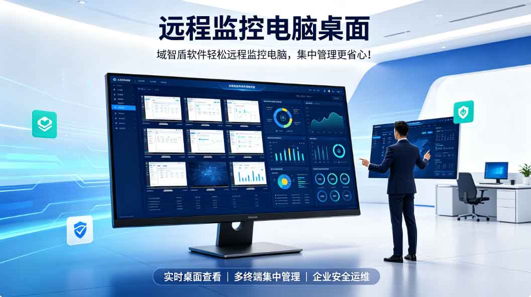 怎么远程监控电脑桌面?域智盾软件轻松远程监控电脑,集中管理更省心!(图2) 怎么远程监控电脑桌面?域智盾软件轻松远程监控电脑,集中管理更省心!(图2)