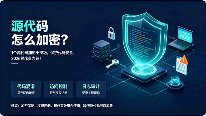 源代码怎么加密?1 个源代码加密小技巧,保护代码安全,2026 程序员力荐!(图2) 源代码怎么加密?1 个源代码加密小技巧,保护代码安全,2026 程序员力荐!(图2)