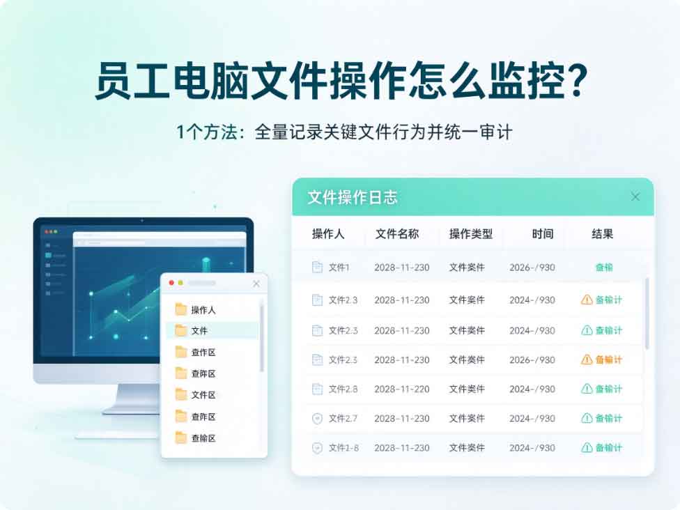 员工电脑文件操作监控怎么监控?分享1个文件操作监控的方法,看完就会!(图3) 员工电脑文件操作监控怎么监控?分享1个文件操作监控的方法,看完就会!(图3)
