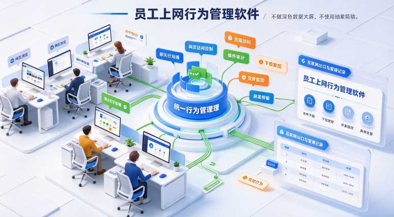 员工上班都在网上干啥?老板看不见,就管不住(图2) 员工上班都在网上干啥?老板看不见,就管不住,员工上网行为管理软件推荐!(图2)