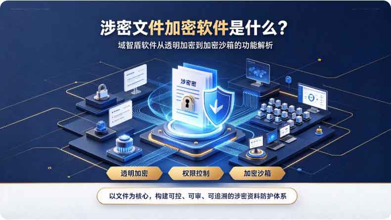 涉密文件加密软件是什么?域智盾软件从透明加密到加密沙箱的功能解析!(图2) 涉密文件加密软件是什么?域智盾软件从透明加密到加密沙箱的功能解析!(图2)