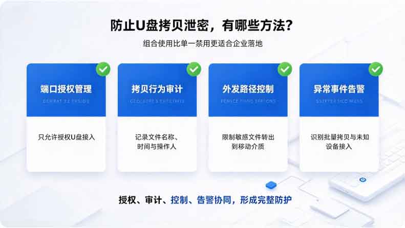 如何防止 U 盘泄密?公司防止 U 盘拷贝泄密方法分享,让员工再也无法偷偷拷走公司文件!(图4) 如何防止 U 盘泄密?公司防止 U 盘拷贝泄密方法分享,让员工再也无法偷偷拷走公司文件!(图4)