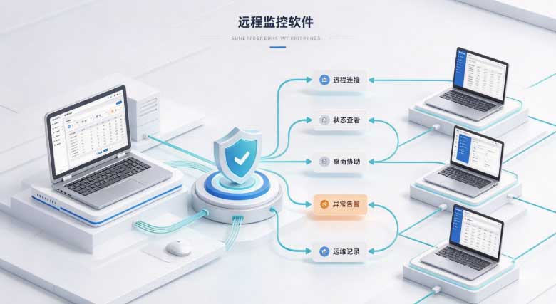 远程监控软件:门店分支居家办公,一台管理端看遍天南地北的电脑!(图3) 远程监控软件:门店分支居家办公,一台管理端看遍天南地北的电脑!(图3)