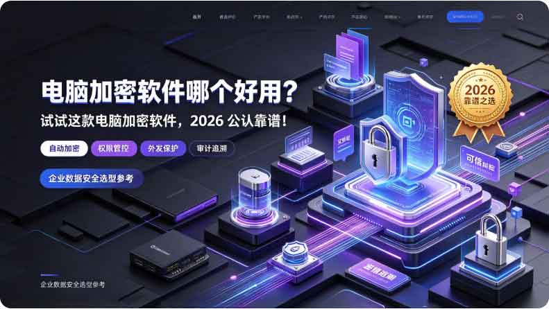 电脑加密软件哪个好用?试试这款电脑加密软件,2026 公认靠谱!(图2) 电脑加密软件哪个好用?试试这款电脑加密软件,2026 公认靠谱!(图2)