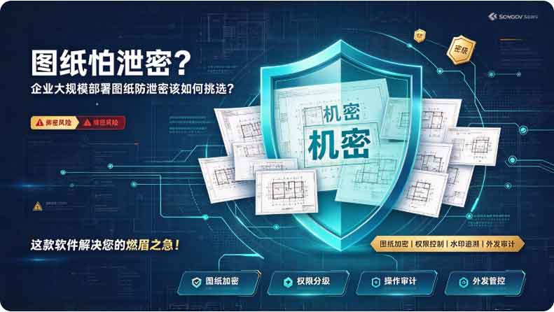 图纸怕泄密?企业大规模部署图纸防泄密该如何挑选?这款软件解决您的燃眉之急!(图2) 图纸怕泄密?企业大规模部署图纸防泄密该如何挑选?这款软件解决您的燃眉之急!(图2)