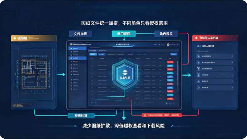 图纸怕泄密?企业大规模部署图纸防泄密该如何挑选?这款软件解决您的燃眉之急!(图3) 图纸怕泄密?企业大规模部署图纸防泄密该如何挑选?这款软件解决您的燃眉之急!(图3)