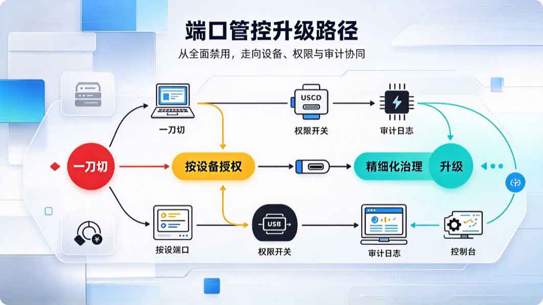 端口管控方法:从 "一刀切" 到 "精细化治理",2026 新教学!(图2) 端口管控方法:从 "一刀切" 到 "精细化治理",2026 新教学!(图2)