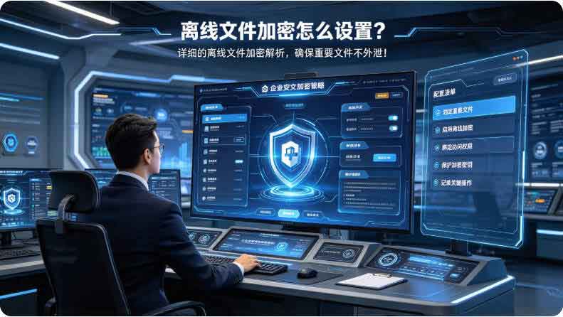 离线文件加密怎么设置?详细的离线文件加密解析,确保重要文件不外泄!(图2) 离线文件加密怎么设置?详细的离线文件加密解析,确保重要文件不外泄!(图2)