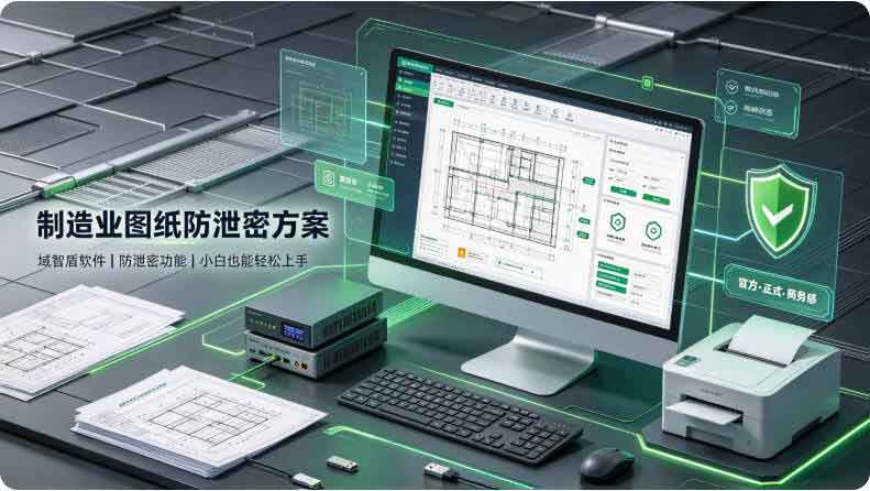 制造业图纸防泄密方案:域智盾软件的防泄密功能小白也能轻松上手操作!(图2) 制造业图纸防泄密方案:域智盾软件的防泄密功能小白也能轻松上手操作!(图2)