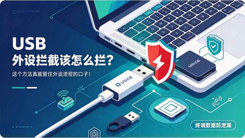 USB 外设拦截该怎么拦?这个方法真能管住外设泄密的口子!(图2) USB 外设拦截该怎么拦?这个方法真能管住外设泄密的口子!(图2)
