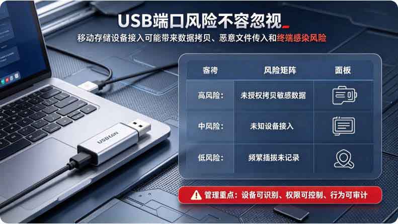 USB 端口如何管控?分享 1 个 USB 存储管控小技巧,USB 端口管控马虎不得!(图2) USB 端口如何管控?分享 1 个 USB 存储管控小技巧,USB 端口管控马虎不得!(图2)