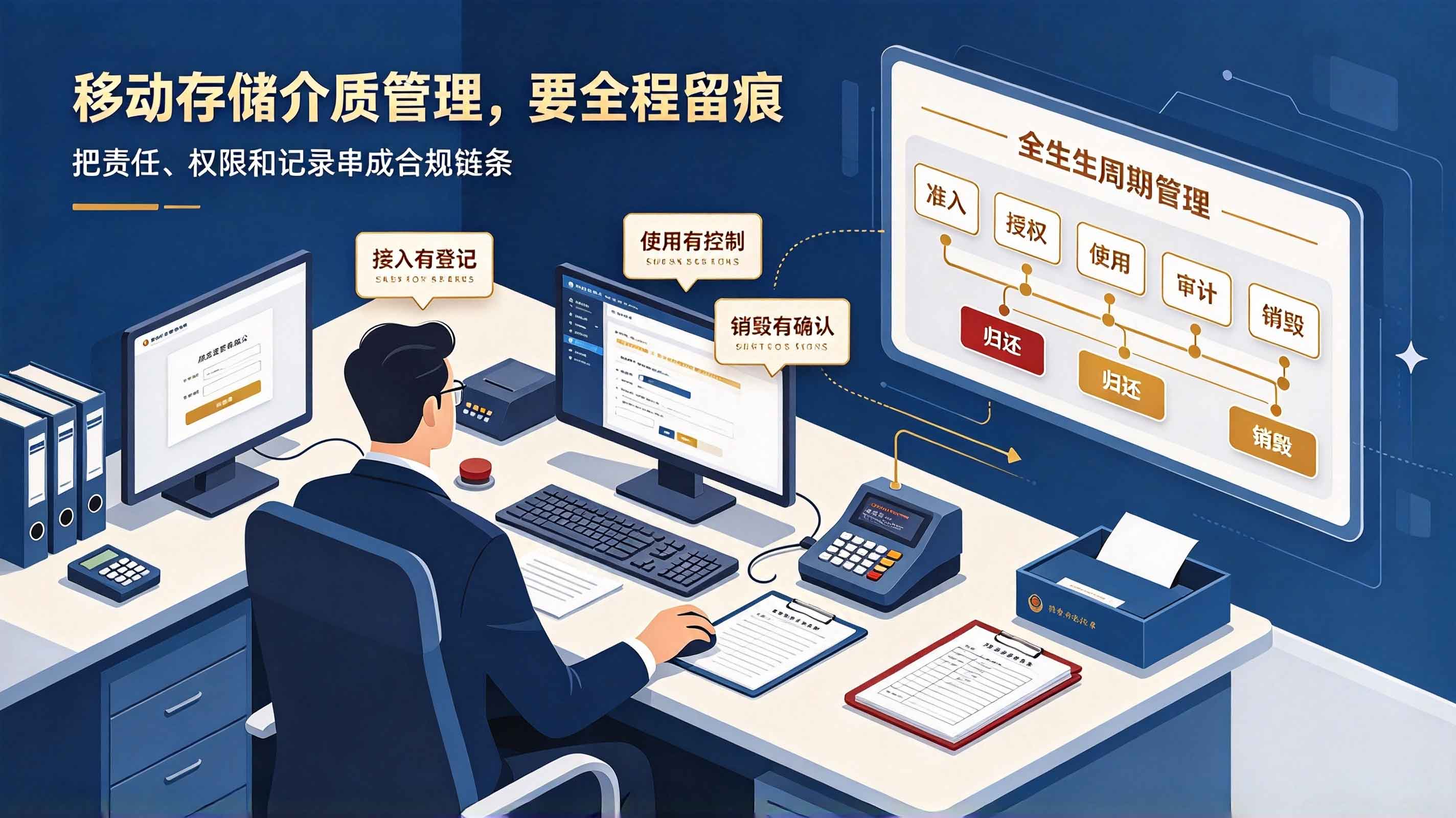 移动存储合规管理措施有哪些?移动存储介质全生命周期保密合规指南!(图3) 移动存储合规管理措施有哪些?移动存储介质全生命周期保密合规指南!(图3)