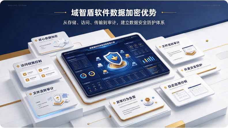 数据加密系统有哪些?以域智盾软件为例介绍数据加密的优势以及应用场景!(图2) 数据加密系统有哪些?以域智盾软件为例介绍数据加密的优势以及应用场景!(图2)
