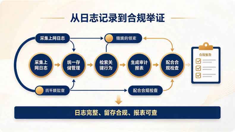 上网日志审计等保 2.0 要求有哪些?域智盾软件轻松满足企业上网行为监管!(图3) 上网日志审计等保 2.0 要求有哪些?域智盾软件轻松满足企业上网行为监管!(图3)