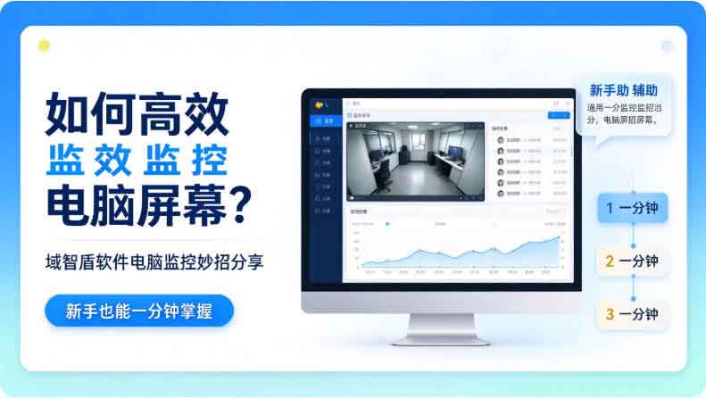 如何高效监控电脑屏幕?域智盾软件电脑监控妙招分享,新手也能一分钟掌握!(图2) 如何高效监控电脑屏幕?域智盾软件电脑监控妙招分享,新手也能一分钟掌握!(图2)
