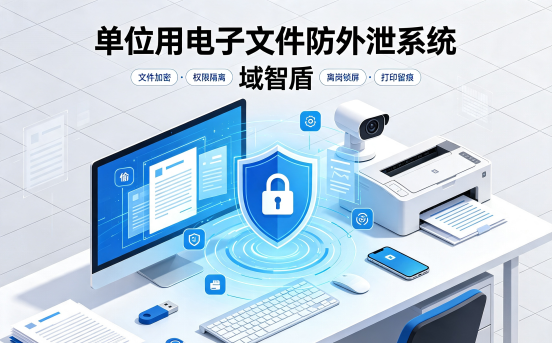 单位用电子文件防外泄系统有什么？分享域智盾五大功能筑牢企业数据防线(图1)