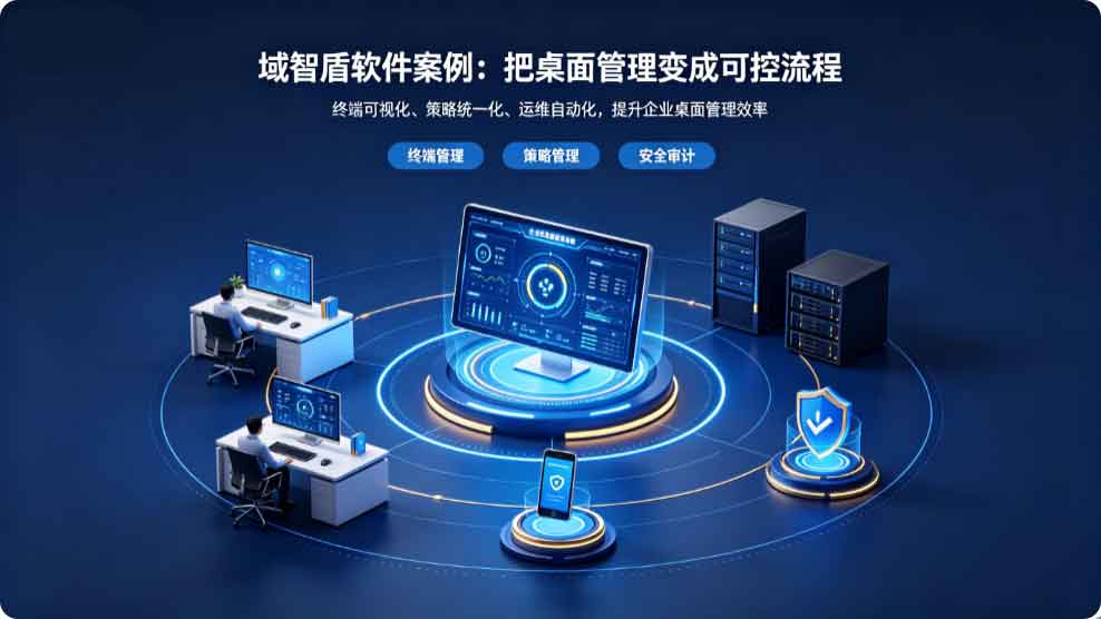 什么是桌面管理软件？它是如何管理桌面的？以域智盾软件为例，给你讲明白！(图3)