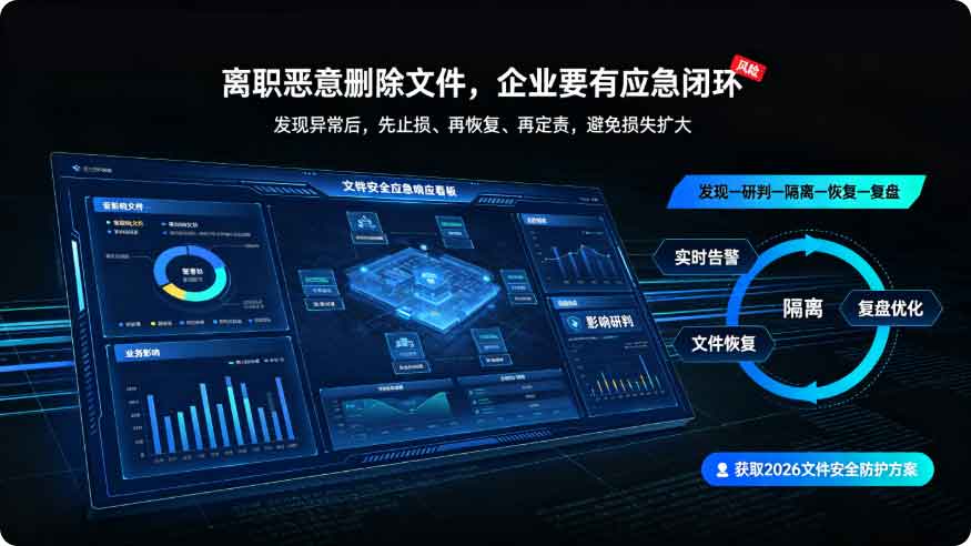 离职恶意删除文件怎么办? 这1招帮你及时止损, 建议码住了!(图3) 离职恶意删除文件怎么办? 这1招帮你及时止损, 建议码住了!(图3)