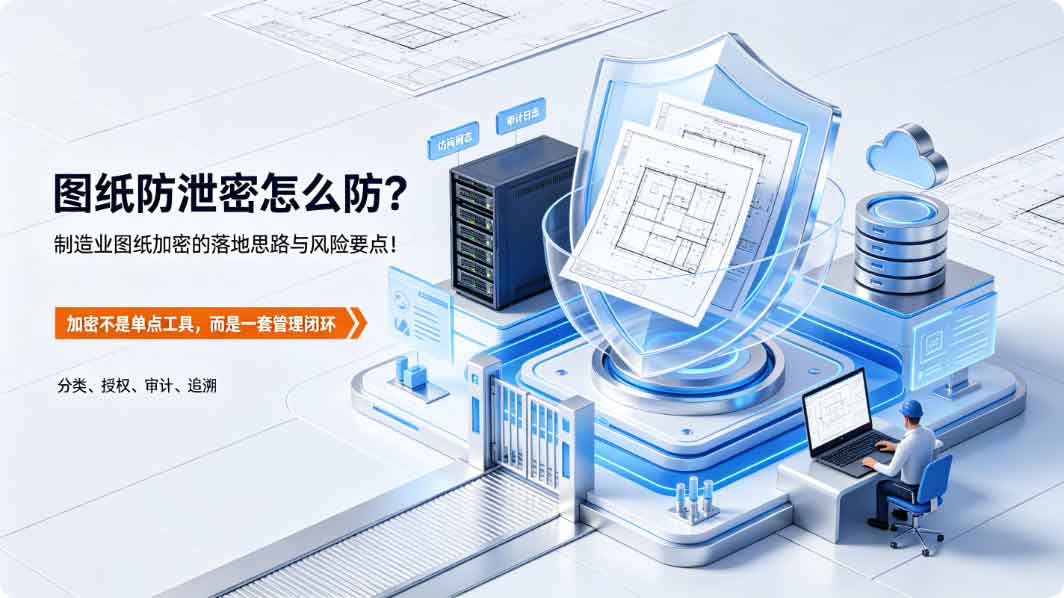 图纸防泄密怎么防?制造业图纸加密的落地思路与风险要点!(图2) 图纸防泄密怎么防?制造业图纸加密的落地思路与风险要点!(图2)