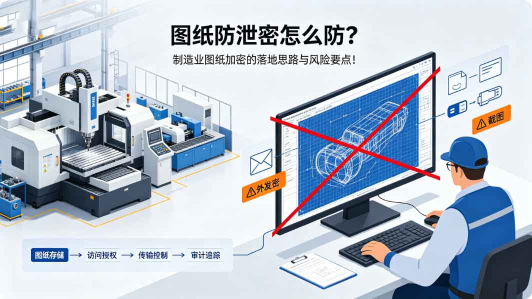 图纸防泄密怎么防?制造业图纸加密的落地思路与风险要点!(图3) 图纸防泄密怎么防?制造业图纸加密的落地思路与风险要点!(图3)