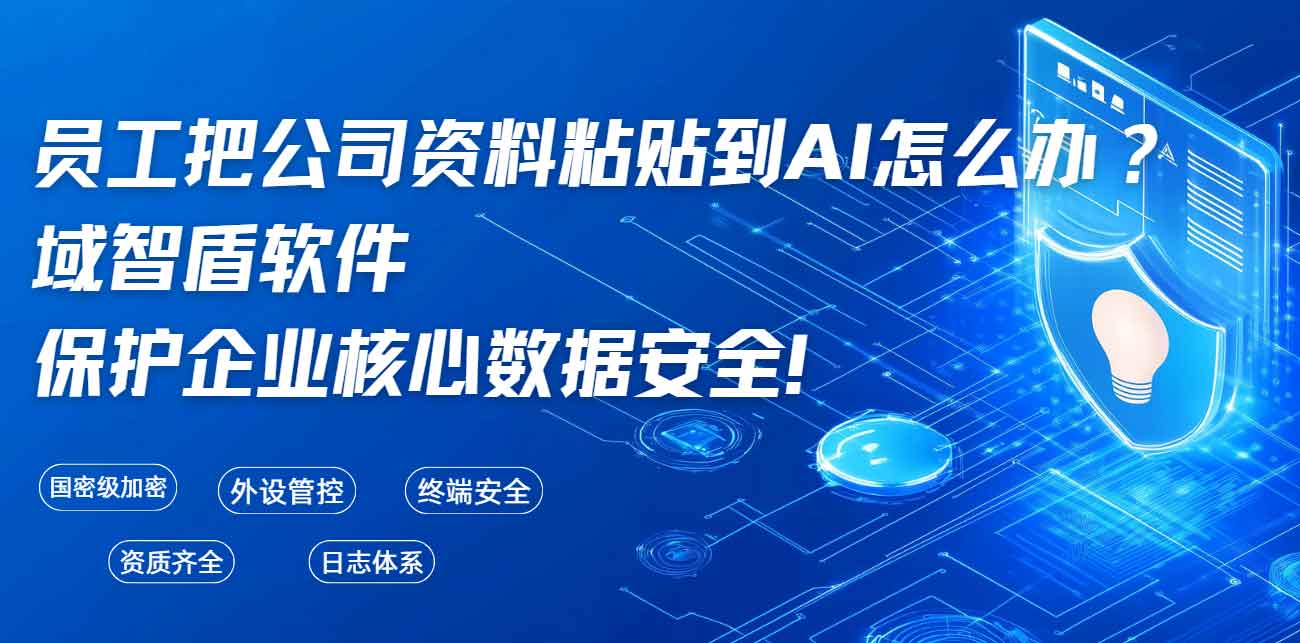 员工把公司资料粘贴到 AI 怎么办？域智盾软件保护企业核心数据安全！(图1)