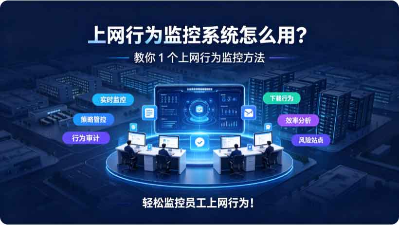 上网行为监控系统怎么用？教你1个上网行为监控方法，轻松监控员工上网行为！(图2)