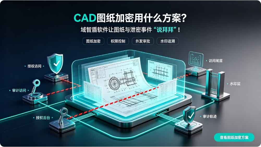 CAD 图纸加密用什么方案？域智盾软件让图纸与泄密事件 “说拜拜”！(图3)