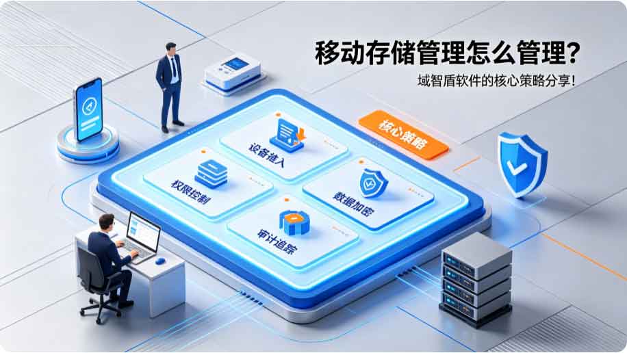 移动存储管理怎么管？域智盾软件的5个核心策略分享！(图2)