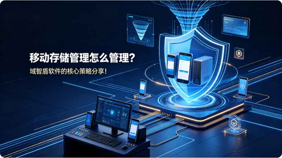 移动存储管理怎么管？域智盾软件的5个核心策略分享！(图3)
