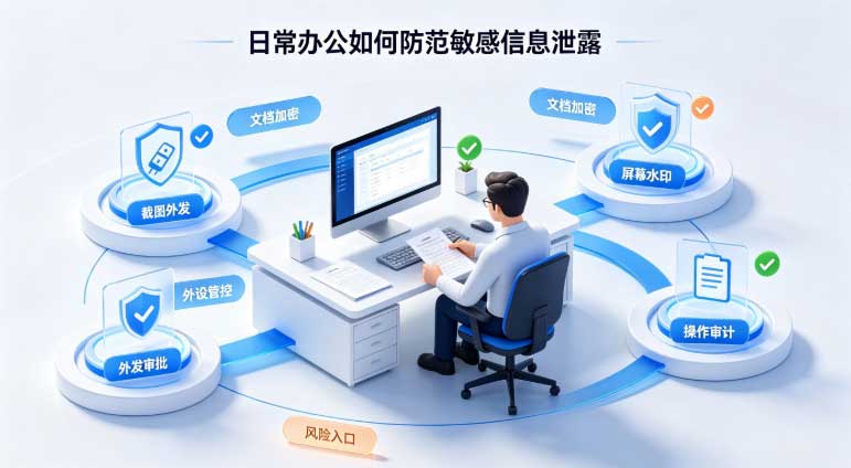 日常办公如何防范敏感信息泄露？把几个常见出口先堵上的做法(图2)