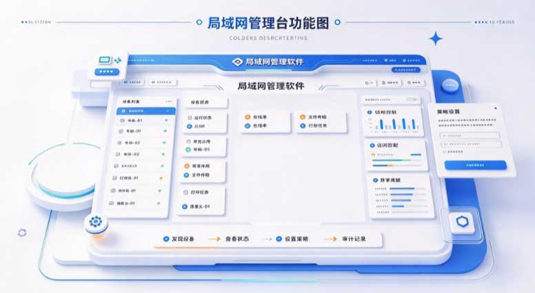 局域网管理软件有什么用？顺着"局域网的一天"看一遍(图2)