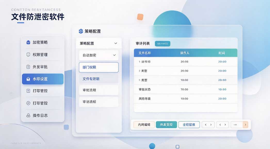 文件防泄密软件：加密、出口、留痕三道锁，文件全程带不走！(图3)