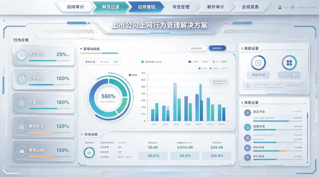 上市公司上网行为管理解决方案：秩序管得住，监管通报才查得起！(图3)