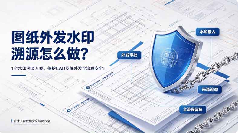 图纸外发水印溯源怎么做？1 个水印溯源方案保护 CAD 图纸外发全流程安全！(图2)