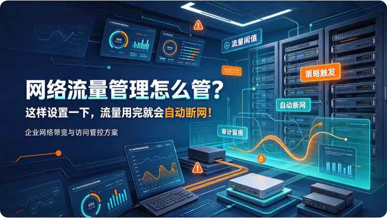 网络流量管理怎么管？这样设置一下，流量用完就会自动断网！(图2)