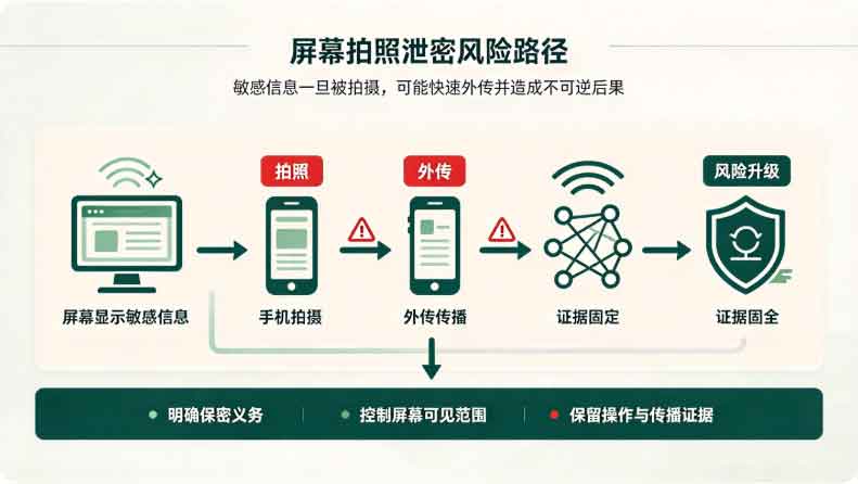 拍照泄密被判刑?标准是什么?如何解决屏幕被拍照泄密问题?一文读懂防拍照泄密!(图2) 拍照泄密被判刑?标准是什么?如何解决屏幕被拍照泄密问题?一文读懂防拍照泄密!(图2)