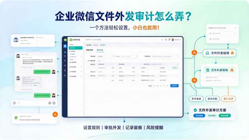 企业微信文件外发审计怎么弄？一个方法轻松设置，小白也能用！(图2)