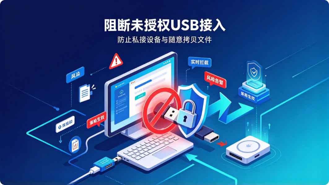 电脑 USB 端口管理该如何管？域智盾软件 USB 端口管控功能 —— 简单易操作的 USB 端口管控方法！(图2)