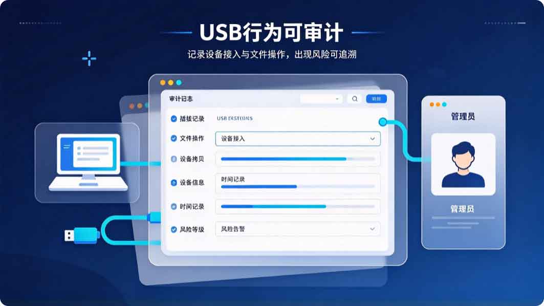 电脑 USB 端口管理该如何管？域智盾软件 USB 端口管控功能 —— 简单易操作的 USB 端口管控方法！(图3)