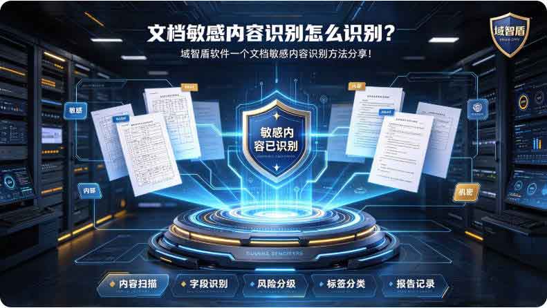 文档敏感内容识别怎么识别？域智盾软件一个文档敏感内容识别方法分享！(图2)
