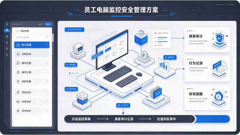 电脑监控怎么做？电脑监控软件监控员工电脑立即试用！(图3)